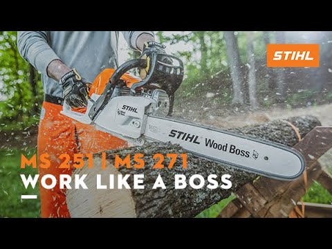 MS 251 WOOD BOSS® and MS 271 FARM BOSS® | STIHL