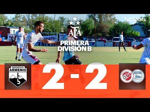 Deportivo Armenio 2-2 UAI Urquiza | Primera División B | Fecha 2 (Apertura)