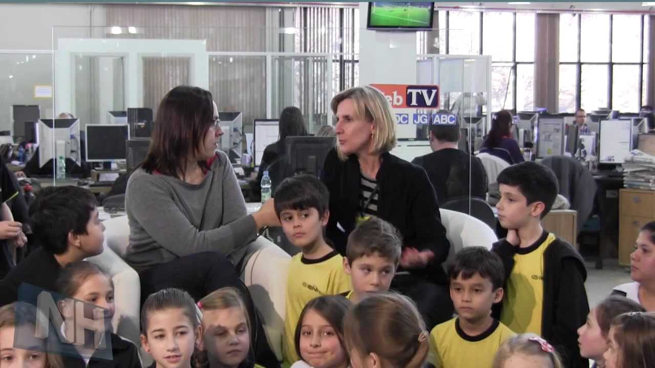 Turma da Unidade Oswaldo Cruz visita o Jornal NH