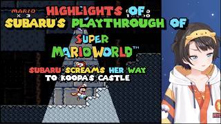 Subaru screams her way to Koopa's Castle