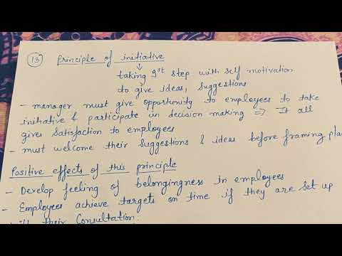 Meaning of principles management principles class 12 business studies