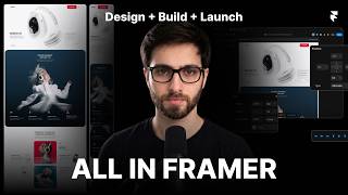 I Designed, Built & Launched a Landing Page | All in Framer