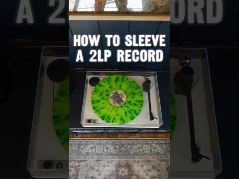 How to Sleeve a 2LP Record #records #recordcare #vinylrecords #vinyl #recordsleeves