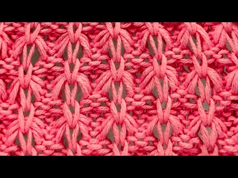 Dropped Stitch Lace Knitting Pattern | Hand Knitting Tutoria