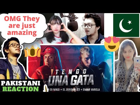 Kaleb Di Masi ❌ El Jordan 23 ❌ Omar Varela - Tengo Una Gata (Video Oficial) | Pakistani Reaction