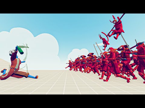 1231 UNIT DYNASTY TEAM vs DRUNKEN MASTER | TABS Totally Accurate Battle Simulator
