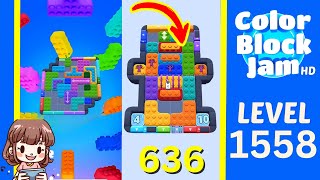 Solusi Level 1558 Color Block Jam