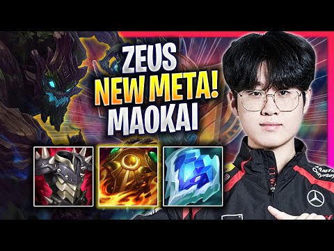 ZEUS CRAZY NEW META MAOKAI TOP! - T1 Zeus Plays Maokai TOP vs Jax! | Season 2024
