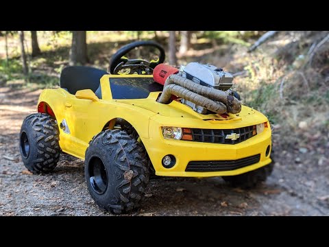 Building a 90 MPH Power Wheels in Ten Minutes Full Time Lapse