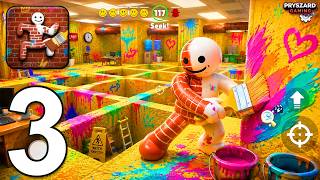 Paint & Hide: Color Guys - Gameplay Walkthrough Part 3 - Painty Hide & Seek Game (iOS, Android)