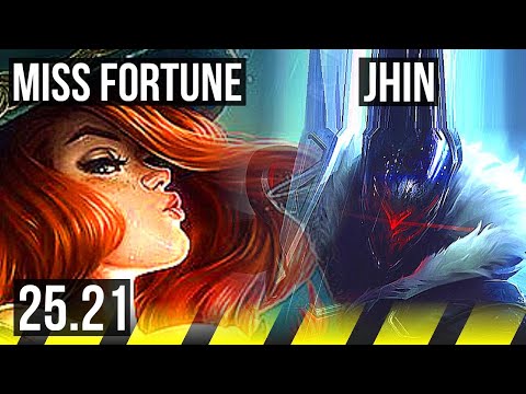 MISS FORTUNE & Pyke vs JHIN & Nautilus (ADC) | 18/1/9, Legendary | KR Master | 25.21