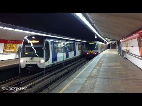 RET Metro Type T & RSG3 op Voorschoterlaan Rotterdam Lijn A & C