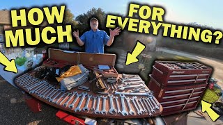This GARAGE SALE was FILLED with SNAP-ON Tools!
