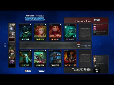 Ad Finem vs Fantastic 5 - Game 1 - SL Invitational - Llama & Ryuu