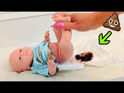 Silicone Baby Boy Exploding Diaper Change Video