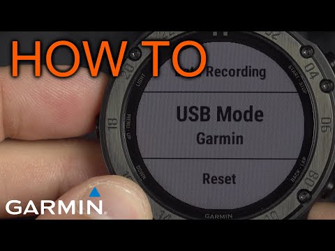 How to edit Garmin Tactix / Fenix USB Mode