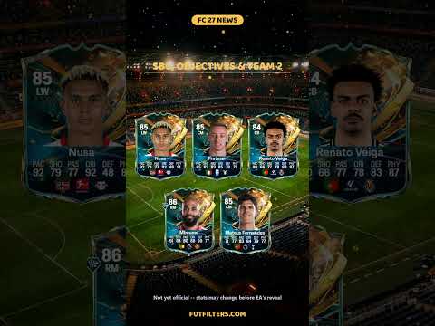 FC 27 Destined for Glory LEAKED — All 15 Team 1 Cards (OFFICIAL Stats!) #EAFC27 #DestinedForGlory