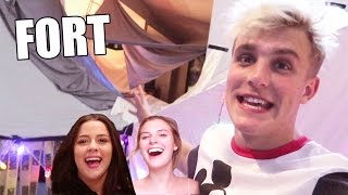WE TURNED OUR MANSION INTO A FORT!
