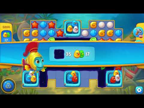 Fishdom 5804 Level - 17 moves - NO BooSTERS