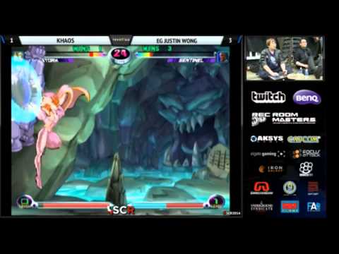 SoCal Regionals 2014: Justin Wong Vs. Khaos MvC2 FT10 Exhibition Match
