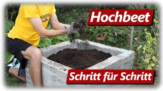 "Pfusch" Hochbeet mit Pflastersteinen bauen, befüllen & bepflanzen | Schritt für
