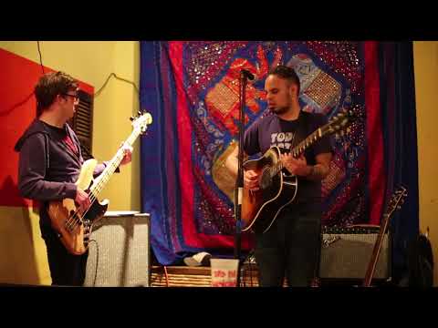 Nate Gowtham and Clint Zugel Sugaree acoustic cover Rar Bar May 5 2018