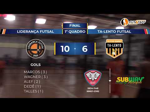 1ºQ/AMISTOSO EXTRA/JOGO 35/M MOMENTOS - Liderança 10 X 6 Ta-Lento