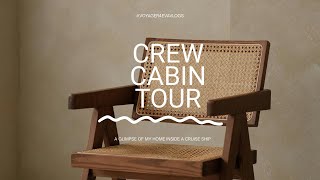 Living on a Cruise Ship: My Tiny Crew Cabin Tour || Celebrity silhouette 