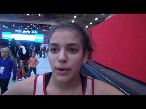 Sariyah Jones, 105 champ at Western Jr Women's Regional
