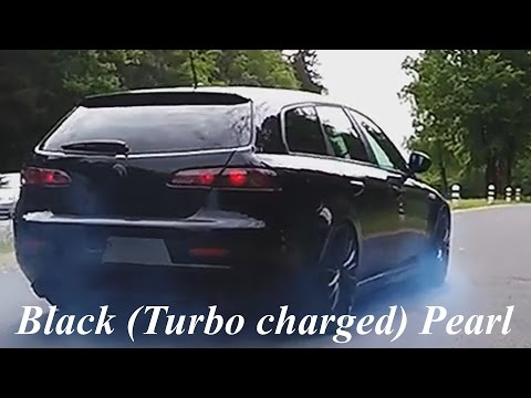 Alfa SW 159 ti Exhaust Acceleration + Flybys + Sound + Onboard Autobahn [0-200+ km/h]