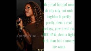 Sheba - No Idiot gal (LYRICS ON SCREEN) September 2011 {Lost angel riddim}.