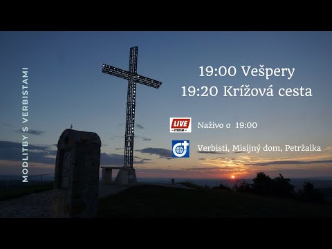 Vešpery, Krížová cesta, 27.3.2020 Verbisti, Petržalka, Misijný dom