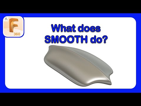 Fusion 360 Forms Mastery  Part 33 - Tips for when and when not to use SMOOTH on a Fusion 360 Form