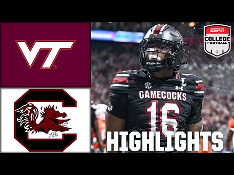 Virginia Tech Hokies vs  South Carolina Gamecocks   Full Game Highlights   ESPN College Football