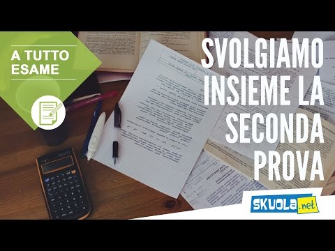 Seconda prova matematica: correggiamola insieme
