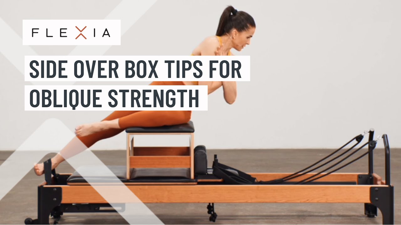Build Strong Obliques with Side Overs on Short Box Pilates Reformer Exercise