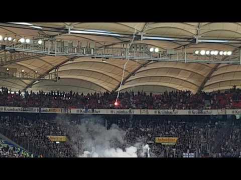 VfB Stuttgart vs KSC Pyrowahnsinn 9.4.2017