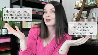 How we scaled our small handmade soap business & sell to wholesale customers. Wholesale selling tips