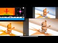 Gummy Bear Song HD Four Orange Versions At Once