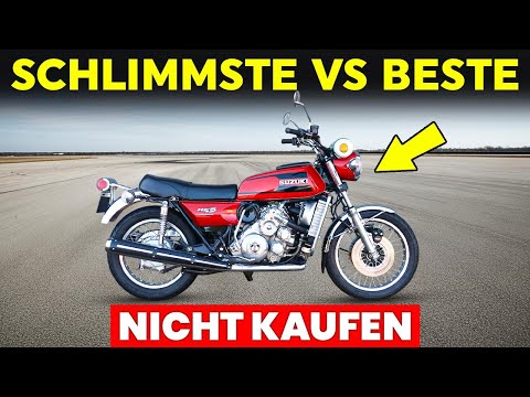 Die 3 SCHLIMMSTEN– und 4 BESTEN Motorräder der 70er Jahre (Das Jahrzehnt der Extreme!)