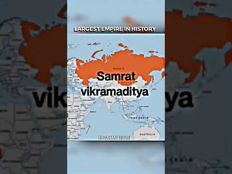 Largest empire in history | Vikram Aditya The legend 🚩🔥 #shorts #snatandharm