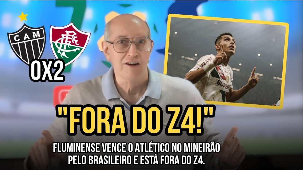 FLU DEPENA O GALO EM PLENO MINEIRÃO, E SAI DA DEG0LA! BRASILEIRÃO 2024