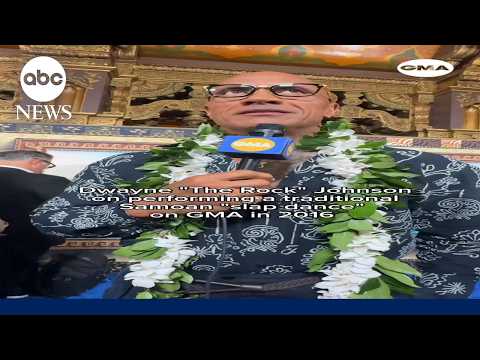 The Rock on performing traditional Samoan dance on GMA