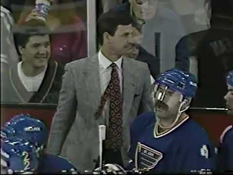 1989-90 NHL St. Louis Blues vs Chicago Blackhawks