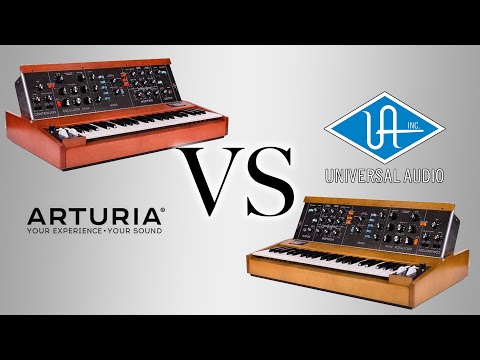 Best Analog Synth Plugin? UAD LUNA Moog vs. Arturia Mini