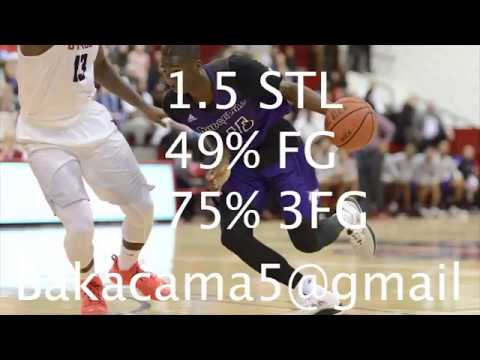 Bakary Camara | 2017-18 University of Bridgeport Men's Basketball Highlight