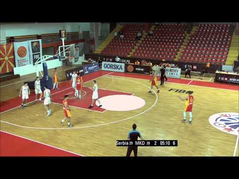 2023 6'9 F Aleksa Milenkovic - Serbia U18