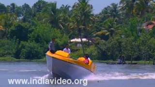 Speed boat cruise at Alappuzha