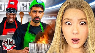 Parents React To SIDEMEN AMONG US COOKING CHALLENGE