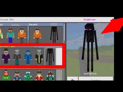 HOW TO GET MOB SKIN IN MINECRAFT ANDROID OR IOS __________________________